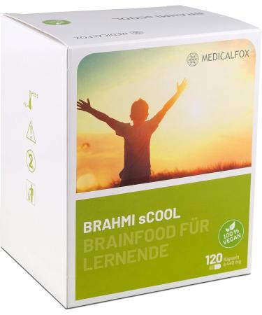 Buy Medicalfox Brahmi Scool 60 Capsules - Premium Herbal Supplement for Focus & Memory - Fast International Shipping - Buy Online on GoSupps.com
