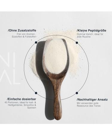 Everstack Halal collagen powder 200g hydrolyzed collagen type 1 & 3 with 2000 Dalton grassfed cattle from Turkey collagen halal 20 portions as protein coffee - Buy Online on GoSupps.com