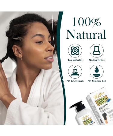 Organic Hair Growth Conditioner | Strengthening & Moisturizing | Fragrance-Free | 10 Fl. Oz | For Hair Loss & Thinning - Men & Women - International Shipping Available - Buy Online on GoSupps.com