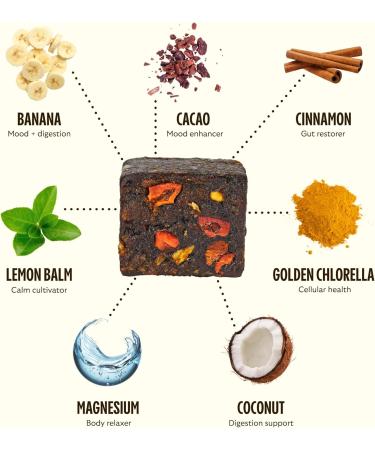 GEM Calm Bite | Supports Calm Mind & Clarity | Magnesium L-Threonate, Golden Chlorella, Lemon Balm | Holistic Non-Habit Forming | Gluten Free, Soy Free, Banana Cinnamon (28 Count) 28 Count (Pack of 1) - Buy Online on GoSupps.com