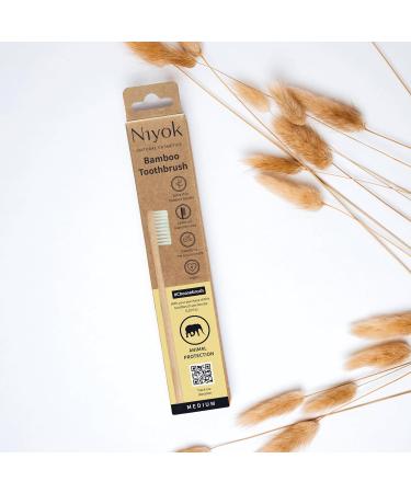 Choosebrush Bamboo Toothbrush | Eco-Friendly Dental Care with Animal Welfare Donation - Buy Online on GoSupps.com