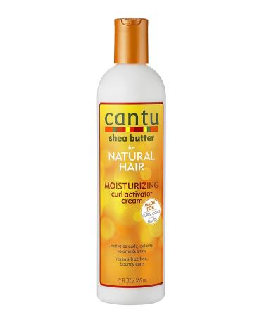 Cantu Shea Butter Moisturizer Curl Activator Cream & Moisturizing Shampoo Set - 355ml + 400ml - International Shipping Available - Buy Online on GoSupps.com