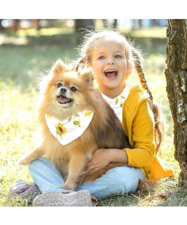 Shop Stylish Dog & Cat Triangular Scarves - Colorful 2-Piece Set for All Sizes - Buy Online on GoSupps.com