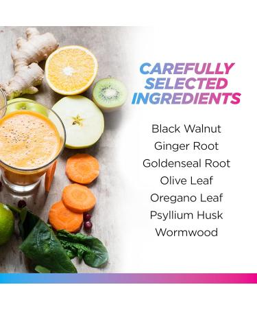 Livingood Daily Intestinal Cleanse | Para & Candi Cleanser Support - 56 Veg Capsules for Heart Skin & Gut Health - Non-GMO Gluten-Free Vegan - Buy Online on GoSupps.com