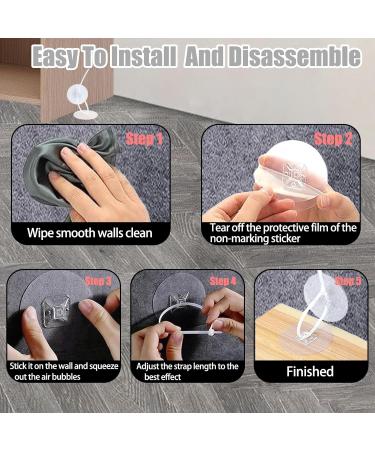 12-Piece Furniture Tilting Control Set | No-Drill Fastening Tapes for Baby Proofing & Pet Protection | Secure Furniture to Walls - Buy Online on GoSupps.com