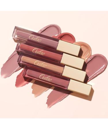 Oulac Liquid Matte Lipstick - Dreamy Kiss (M16) | Long-Lasting Vegan Pinky Nude | Precise Applicator Intensive Color Gluten-Free 4.5ml - Buy Online on GoSupps.com