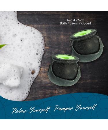 Mad Beauty Disney Villains Evil Queen Bath Fizzers - 2 Count | Pampering Bath Ball Bombs with Poison Apple Fragrance - Buy Online on GoSupps.com