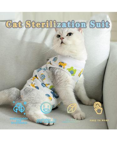 CLLRYBO Katzenbody for Cats - Post-Surgery Medical Shirt | Hippo Design | M Size Recovery Suit - Buy Online on GoSupps.com