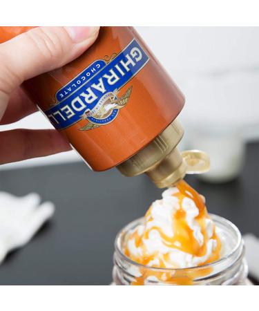 Ghirardelli Sauce 5 Flavor Variety Pack & Burlap Gift Sack - 16oz Black Label Chocolate, Caramel, Sea Salt Caramel, Vanilla & White Chocolate - Perfect for Ice Cream & Coffee Flavoring - Buy Online on GoSupps.com