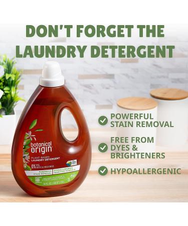 Botanical Origin Hypoallergenic Fabric Softener - Paraben-Free Orange Blossom Citrus Scent - 32.46 oz (48 Loads) - Buy Online on GoSupps.com