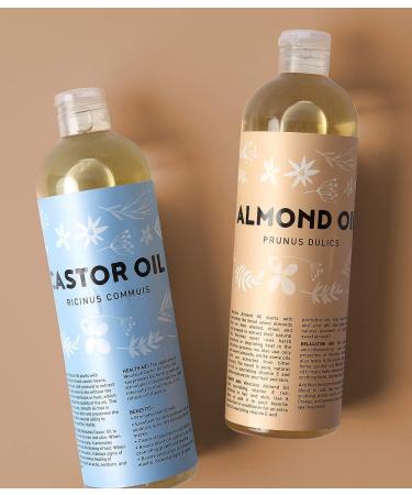 Woolzies 100% Pure Cold Pressed Castor Oil 16 Oz - Moisturizing & Healing for Dry Skin - Hair Growth for Eyelashes, Eyebrows, Hair - Lash Growth Serum - Brow Treatment - Buy Online on GoSupps.com