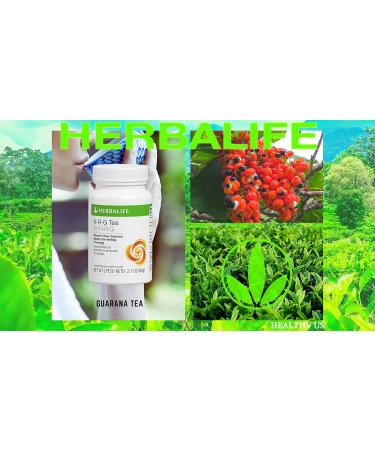 HERBALIFE N-R-G Nature's Raw Guarana Tea: Nature's Raw Guarana (2.1 oz) Boosts The Feeling of Energy Naturally Flavored Instant 0 Calories - Buy Online on GoSupps.com