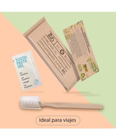 Eco-Friendly Dental Care Set | 200 Travel Toothbrushes & Toothpaste | Individually Packed ko Dental Kits - Buy Online on GoSupps.com