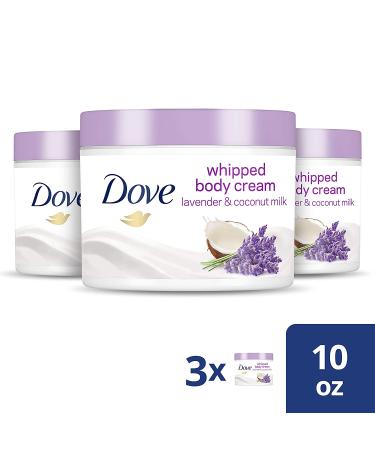 Dove Lavender and Coconut Milk Whipped Body Cream 10 oz - Pack of 3 | Deeply Nourishing Moisturizer for Dry Skin - Buy Online on GoSupps.com