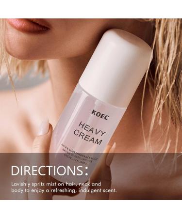KOEC Vanilla Coconut Hair and Body Fragrance Mist Long-lasting Middle Eastern Perfume (Creamy Vanilla) - Buy Online on GoSupps.com