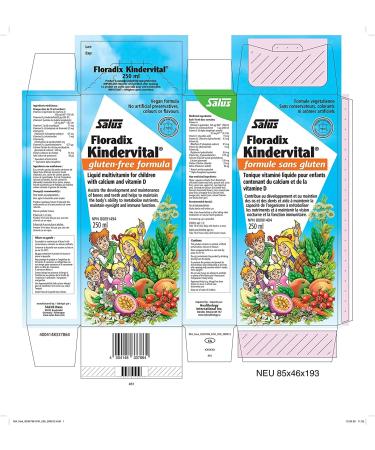 SALUS Kindervital Liquid Multivitamin for Kids (250ml) - Children s Liquid Multivitamin Promotes Health and Well-Being - Multivitamin for Kids Liquid Formula for Easy Administration - Kids Multivitamins Liquid. - Buy Online on GoSupps.com