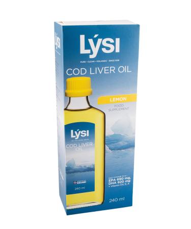 Lysi Icelandic liver rat with the vitamins A D and E lemon taste 240ml Icelandic liver trans