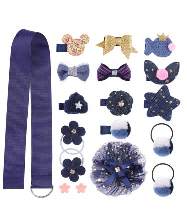 BOOBEES 13 Pack Hair clips 4 Pack Hair tie Set hair accessories for girls fashion hair clips hairpins accessories for children women gift c13