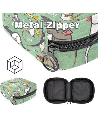 Women's Rat Pattern Binding-Up Bags | Tampon Storage & Zip Pocket Bags - Multipurpose Menstrual Accessories - Buy Online on GoSupps.com