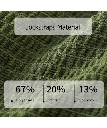 JOCKLAND Men's Wide Band Mesh Jock Strap - Black Medium | Athletic Supporter for Gym and Vasectomy - Buy Online on GoSupps.com