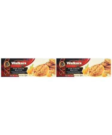 Walkers Stem Ginger Cookies 5.3 oz - 2 Pack - Delicious Treats - Buy Online on GoSupps.com