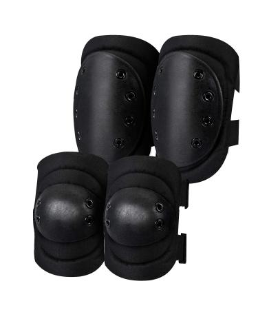 Tactical Knee Pads ,Airsoft Knee & Elbow Protective Pads Guard for Army, Paintball, Hunting and Anyother Outdoor Sports