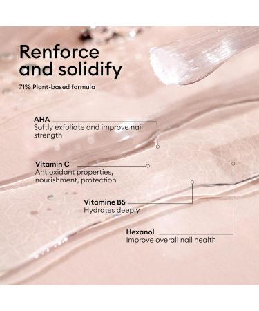 Manucurist Green S.O.S. Base Coat - Nail Fortifier with Vitamins C and B5 | Strengthens & Repairs Damaged Nails | Vegan Formula | 15 ml - Buy Online on GoSupps.com