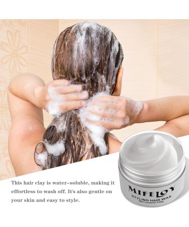 Buy 4.23oz White Temporary Hair Tint | Instant Cream Mud & Unisex Styling Pomade | 120g Silver White Hair Wax for Parties Cosplay & Holidays - Shop Internationally! - Buy Online on GoSupps.com