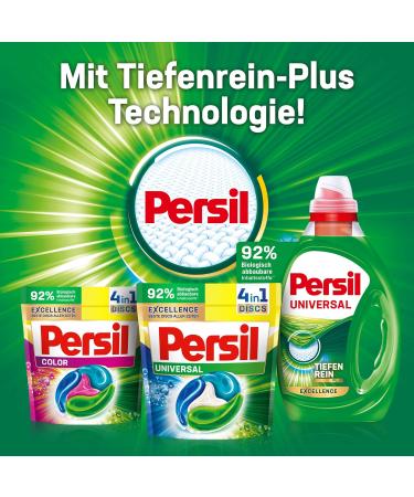 Persil Universal 4in1 Discs - 60 Wash Pods Deep Clean Technology & 92% Biodegradable - Stubborn Stain Remover - Buy Online on GoSupps.com