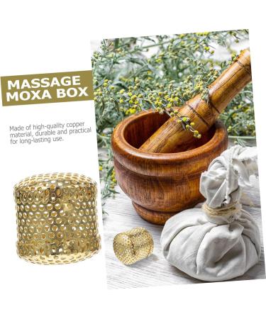 20-Piece Smokers Metal Stand Fire Extinguisher & Moxa Stick Burner Set - Handheld Moxa Fuel Tool & Copper Moxa Box for Massage - Buy Online on GoSupps.com