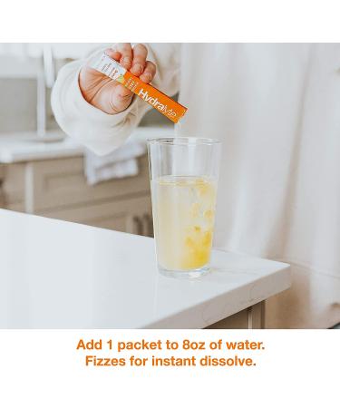 Hydralyte Electrolyte Powder Packets | Orange Hydration Packets | Easy Dissolve Electrolyte Powder for Rehydration Solutions | Low Sugar Hydration Powder Packets | All Natural (8 oz Serving  20 Count) Orange 20 Count (Pack - Buy Online on GoSupps.com