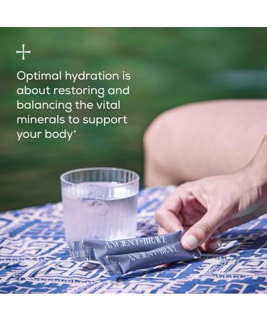 Ancient + Brave True Hydration Powder 15 x 6g Coconut Water Unflavored Electrolytes Instant Hydration Blend Supports Energy and Recovery Vegan Electrolyte Powder Daily Wellness Sachets (90g) - Buy Online on GoSupps.com