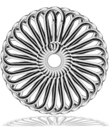 30 Pack Heavy Duty Spring Snap Hooks 4 Inch - 3/8 Carabiner Clips for Swing, Hammock, Fitness Gym, Boating - Large Steel Chain Quick Links Safety Buckle Connector - M10 Snap Hook Carabiners - Buy Online on GoSupps.com