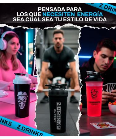 Drinks Energy Energy drink powder Sugarfree tasting with caffeine minerals and vitamins Ideal for gamers and sports enthusiasts 10 samples + 1 thermos - Buy Online on GoSupps.com