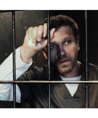 Healvian Mini Toothbrush Set - 10 Soft Grip Manual Toothbrushes for Travel & Safe Cleaning - Short Handle Soft Bristle Prison Toothbrushes - Buy Online on GoSupps.com