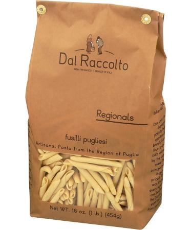 Dal Raccolto Fusilli Pugliese Pasta 1.0 lb - Authentic Handmade Italian Pasta - Buy Online on GoSupps.com