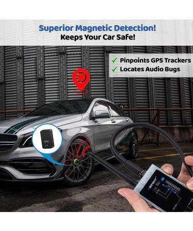 Knight Premium Hidden Devices Detector - RF Bug Detector & Hidden Camera Finder | Anti Spy Detector for GPS Tracking/Radio Frequency Signal Detection - Buy Online on GoSupps.com