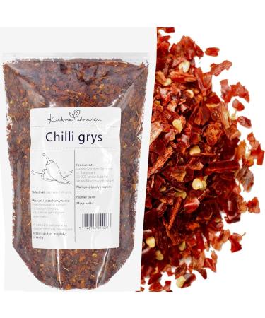 Kuchnia Zdrowia - Chilli flakes - Dried chili pepper - Aromatic spice - High quality - Leak proof packaging with zipper - Doy