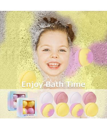 Organic Handmade Bath Bombs Set with Essential Oils and Shea Butter - Natural Moisturizing for Dry Skin - Perfect Birthday Gifts for Women and Girls - Buy Online on GoSupps.com