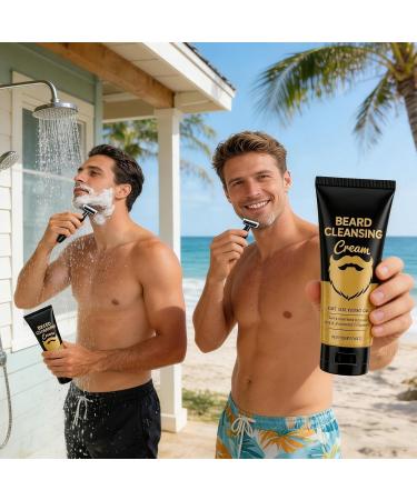 Beard Wash for s - Moisturizing Balm and Softening Cream Moisturizing Wash for Mustache - Ideal for Shaving Grooming Daily Care Travel Weekend Home - Buy Online on GoSupps.com