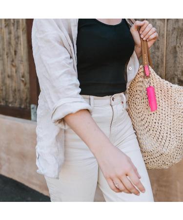 SABRE ADVANCED Pepper Spray Keychain with Quick Release  3-in-1 Pepper Spray, CS Tear Gas & UV Dye  Maximum Strength Police OC Spray, Finger Grip for Better Aim  Optional Practice Spray, Pink Pepper Spray 0.54 Fluid Ounces - Buy Online on GoSupps.com