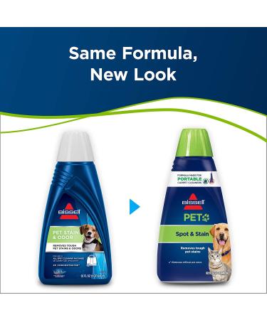 Bissell 74R7 Pet Stain & Odor Portable Machine Formula 32oz - Pet Stain Eraser - Buy Online on GoSupps.com