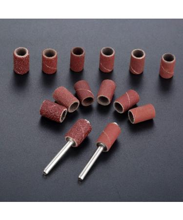 100 Pieces 6.35mm Drum Grinding Straps & Nail Art Tools Set - Grit 600 for Manicure Pedicure | Power Drill Accessories - Buy Online on GoSupps.com