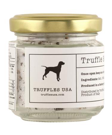 TRUFFLES USA Truffle Salt 3.5 oz (100g) - Imported from Italy - Specialty food Truffle Salt - Vegetarian - Gluten Free
