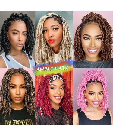12 Inch Butterfly Locs Crochet Hair 8packs Pre Looped Distressed Faux Locs T30 - Buy Online on GoSupps.com