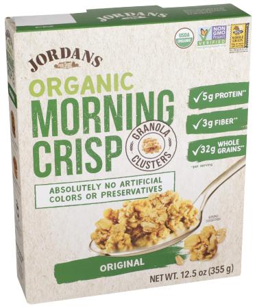 Jordans Morning Crisp Organic Original Cereal, 12.5oz Box Original 12.5 Ounce