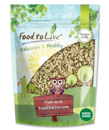 Hemp Seeds, 2 Pounds  Non-GMO Verified, Raw Hearts, Hulled, Shelled, Kosher, Vegan, Bulk Kernels, Rich in Omega 3 and 6, Low Carb, Low Sodium, Good Source of Protein and Iron, Product of China