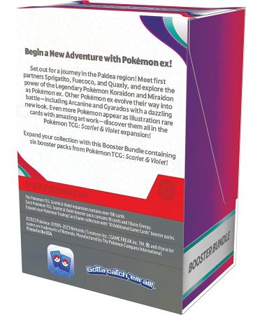 Pok mon TCG Scarlet & Violet Booster Bundle - Buy Online Now! - Buy Online on GoSupps.com