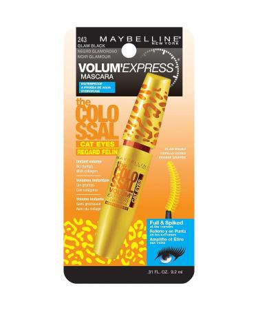 Maybelline Volum' Express The Colossal Cat Eyes Waterproof Mascara - Glam Black - 0.31 fl. oz - Buy Online on GoSupps.com