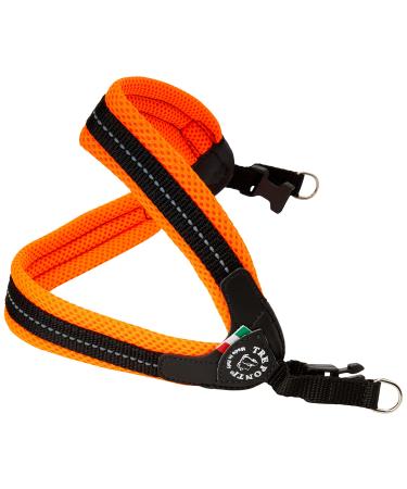 TRE PONTI Easy Fit Mesh Fix Neon Dog Harness Size 2.5 Orange One Size Orange